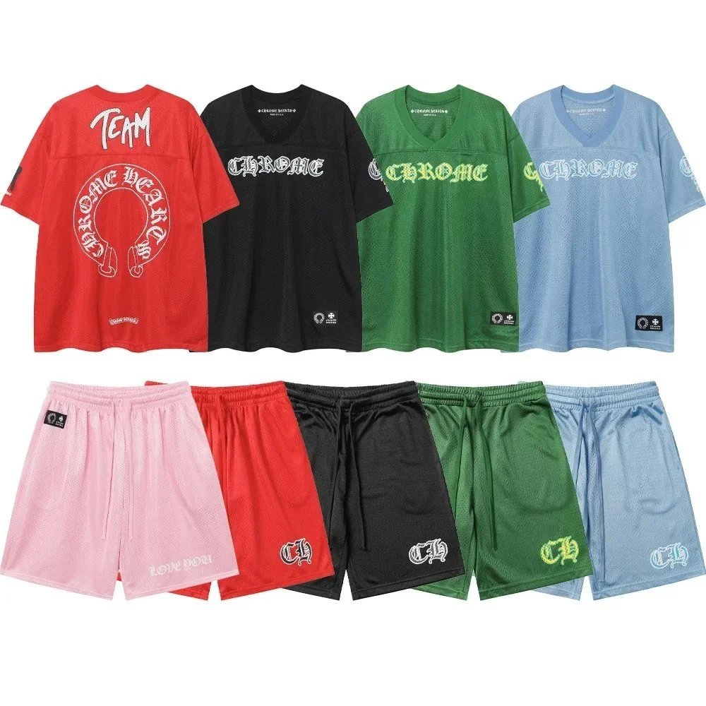 Chrome Hearts Mesh Jersey Set - T-Shirt and Shorts