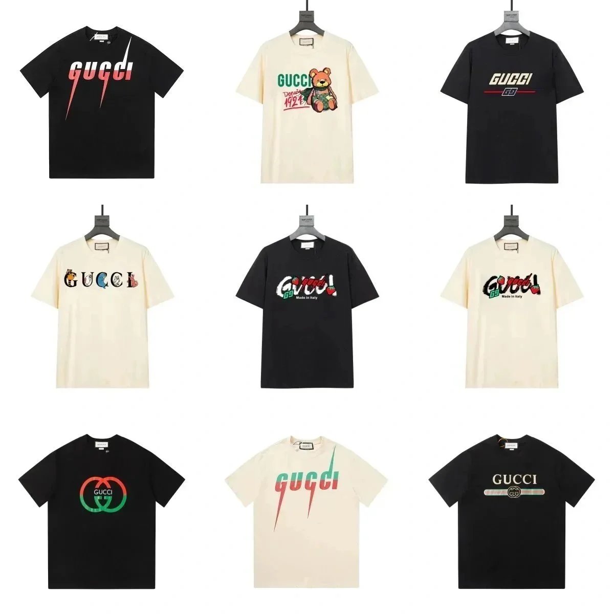 Gucci Men's Graphic T-Shirts Collection | Premium Fashion Tees