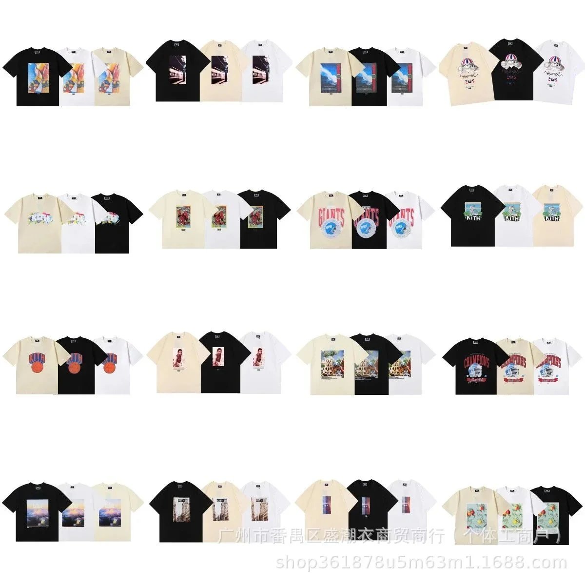 KITH Graphic T-Shirts Collection for Men and Women