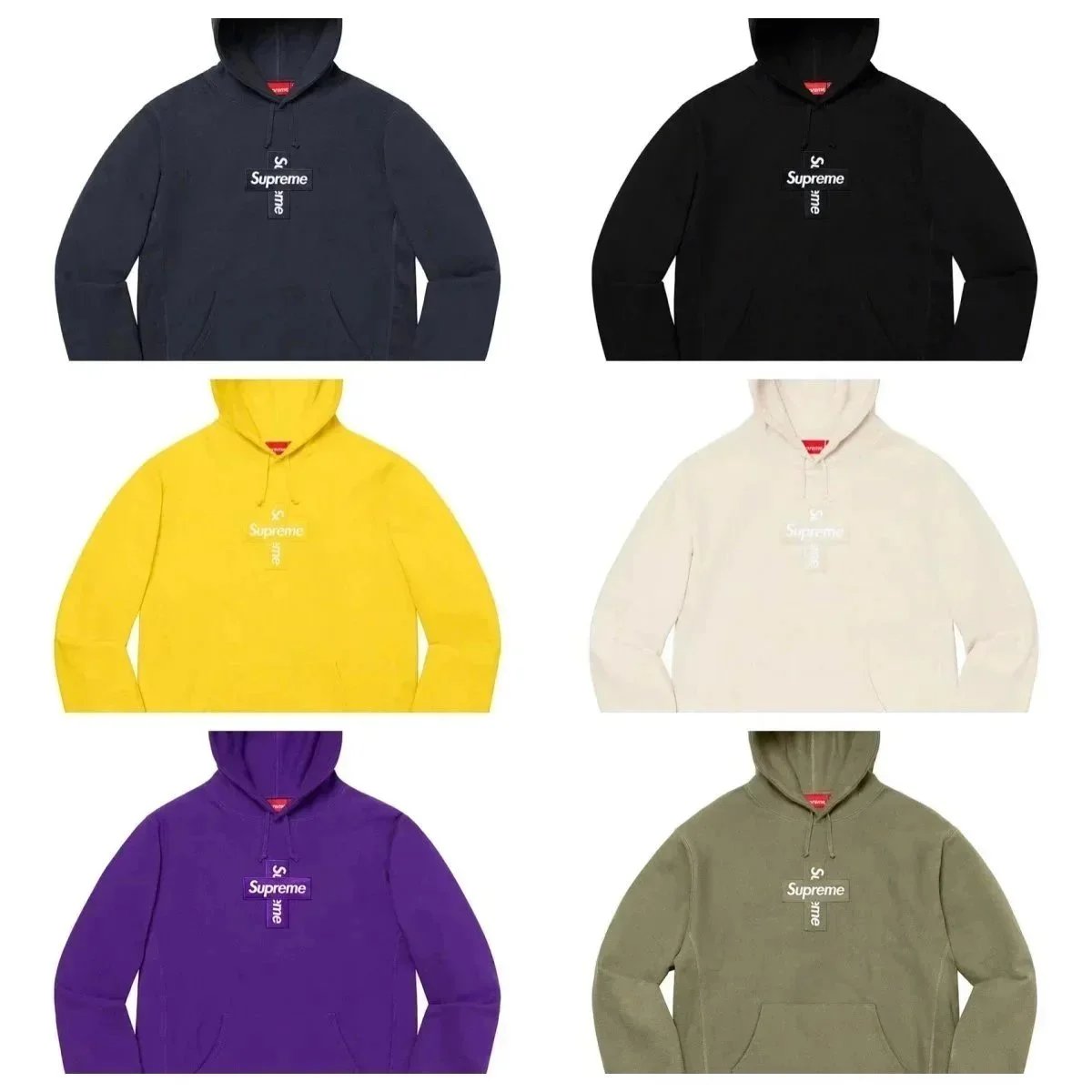 Supreme Box Logo Hoodie in Multiple Colors