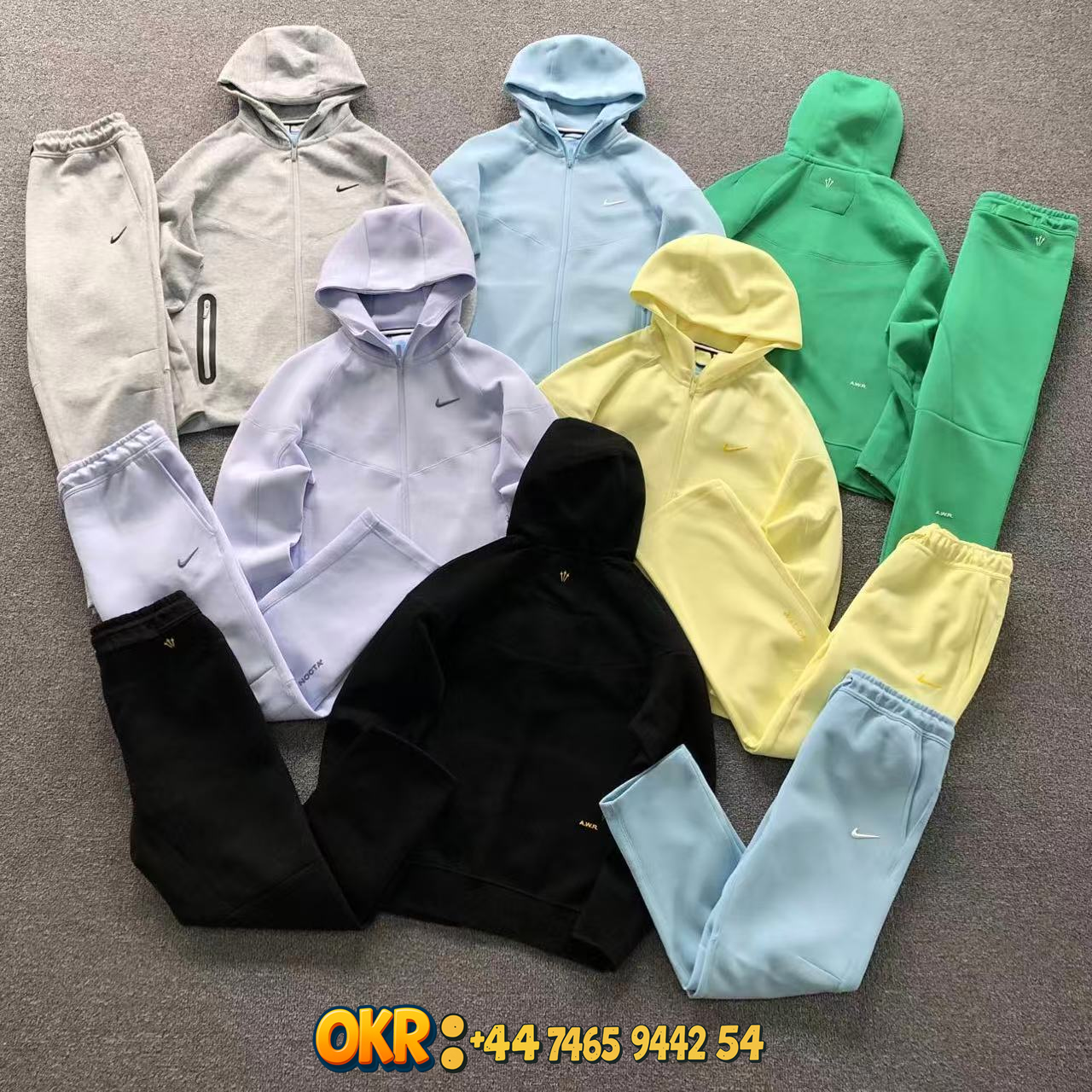 Nike Sportswear Hoodie and Pants Set for Men and Women