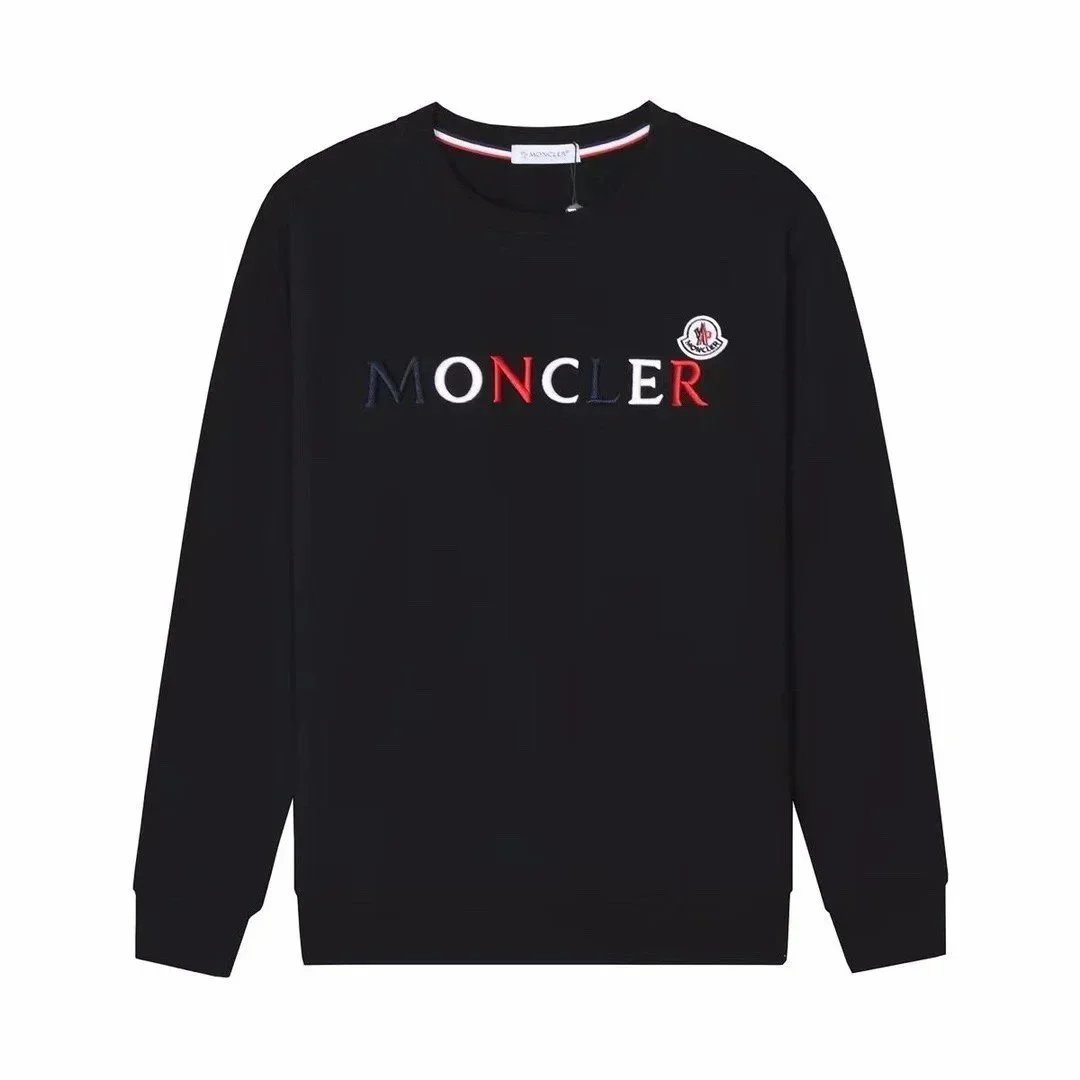 Moncler Black Logo Sweatshirt for Men