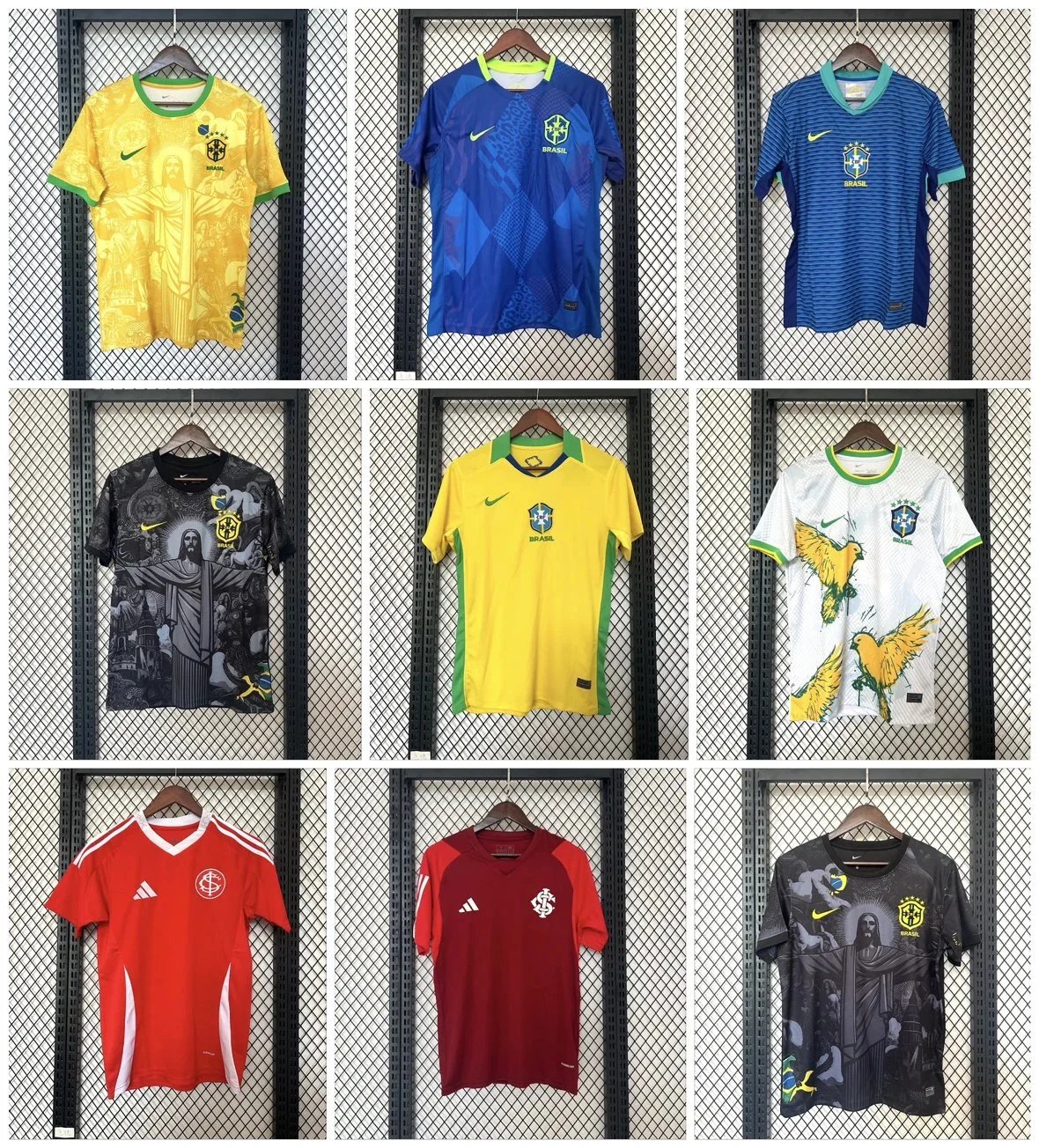 Brazil National Team Soccer Jerseys Collection