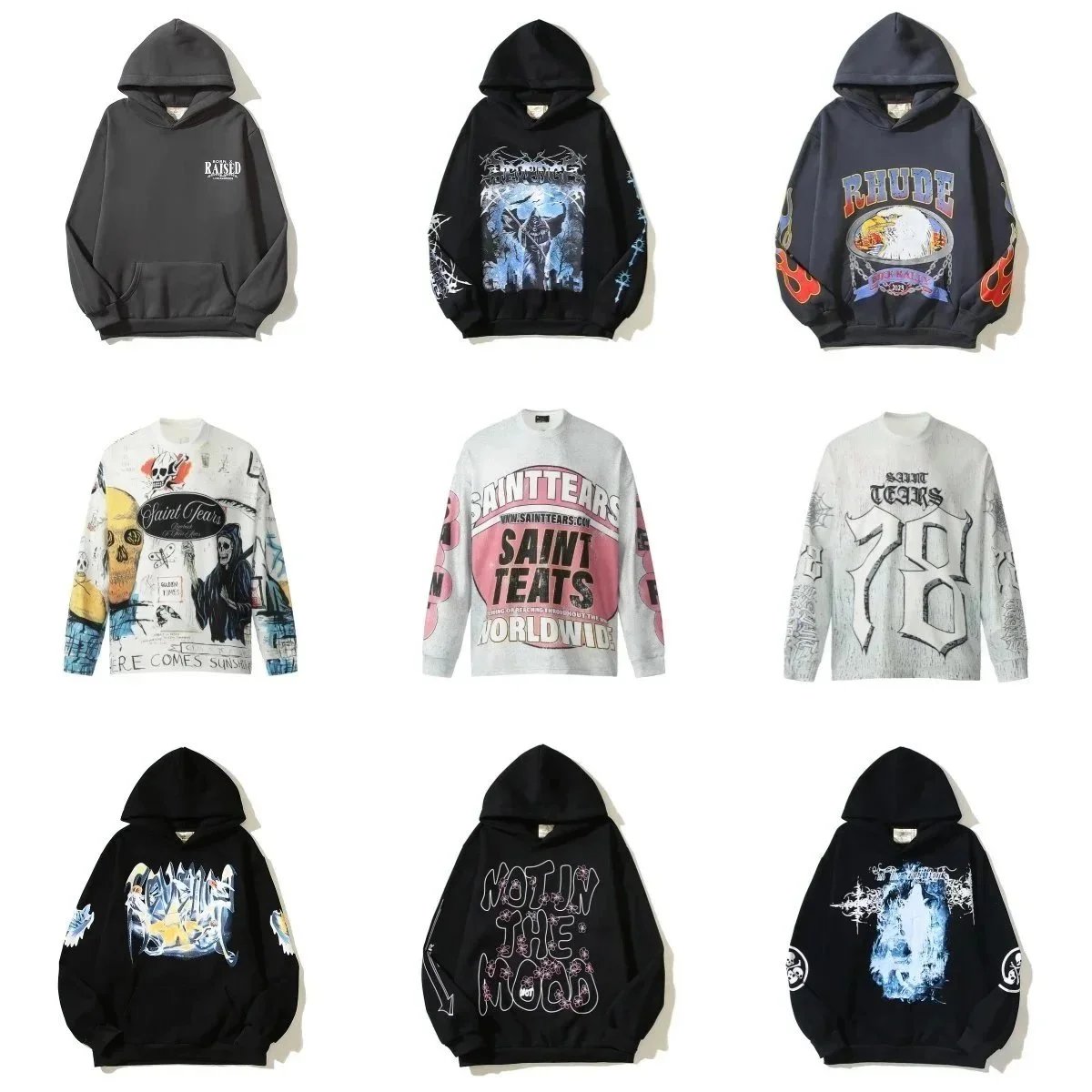 Saint Tears Hoodies & Sweatshirts Streetwear Collection