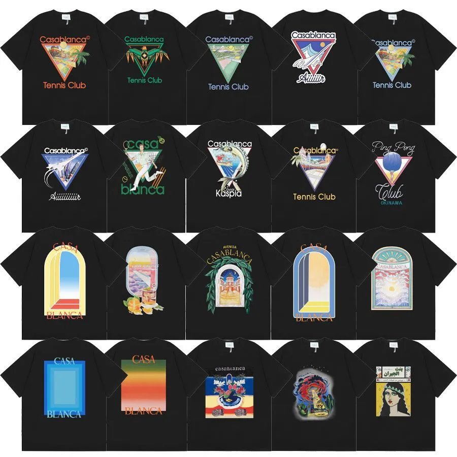 Casablanca Tennis Club T-Shirts Collection - Vintage Inspired Designs