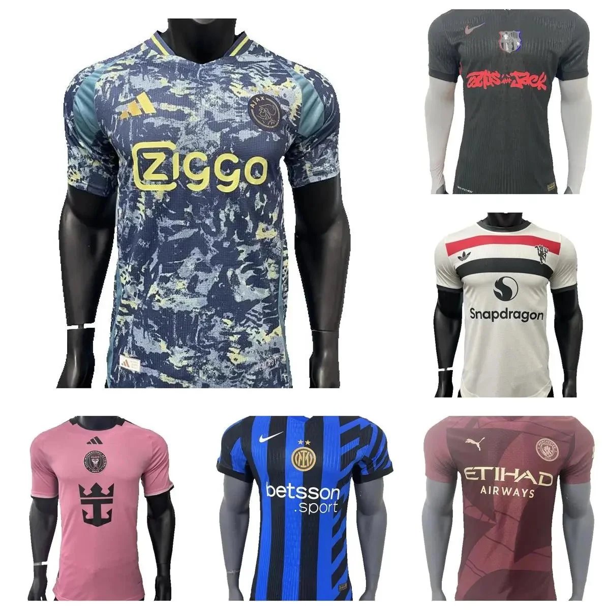 Official Football Soccer Jerseys from Top Clubs
