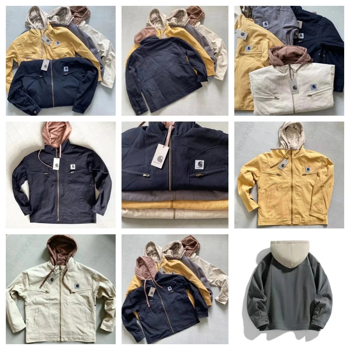 Carhartt WIP Hooded Jacket Men's Workwear Style Outdoor Wear