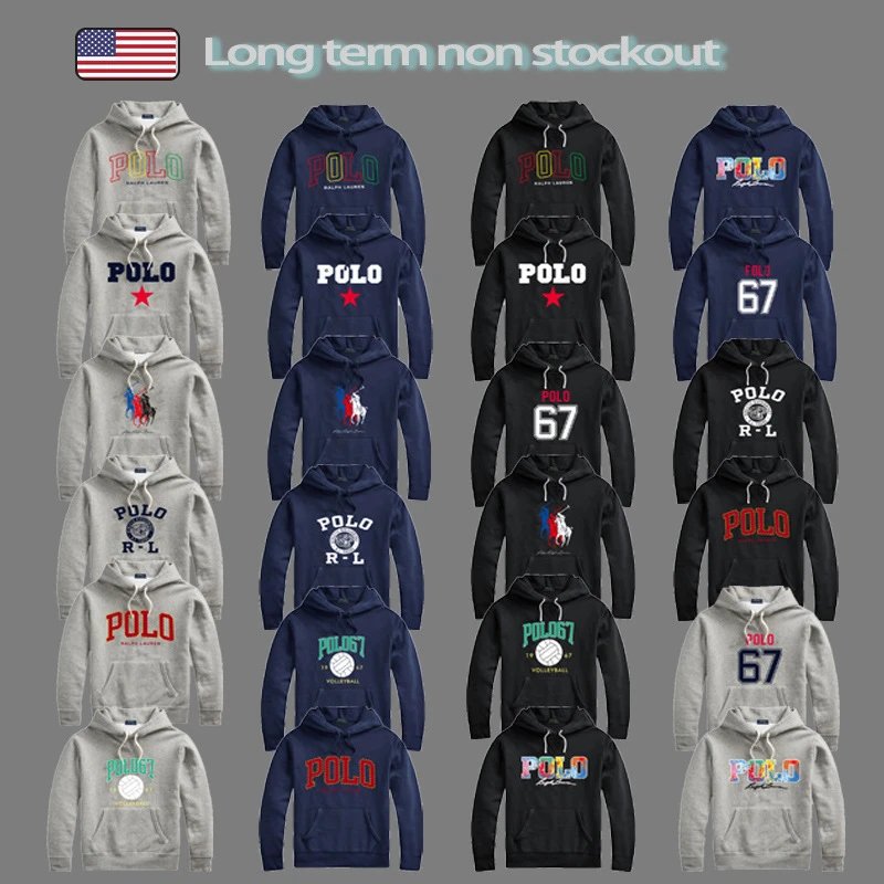 Polo Ralph Lauren Hoodies for Men and Women - Classic Logo Sweatshirts