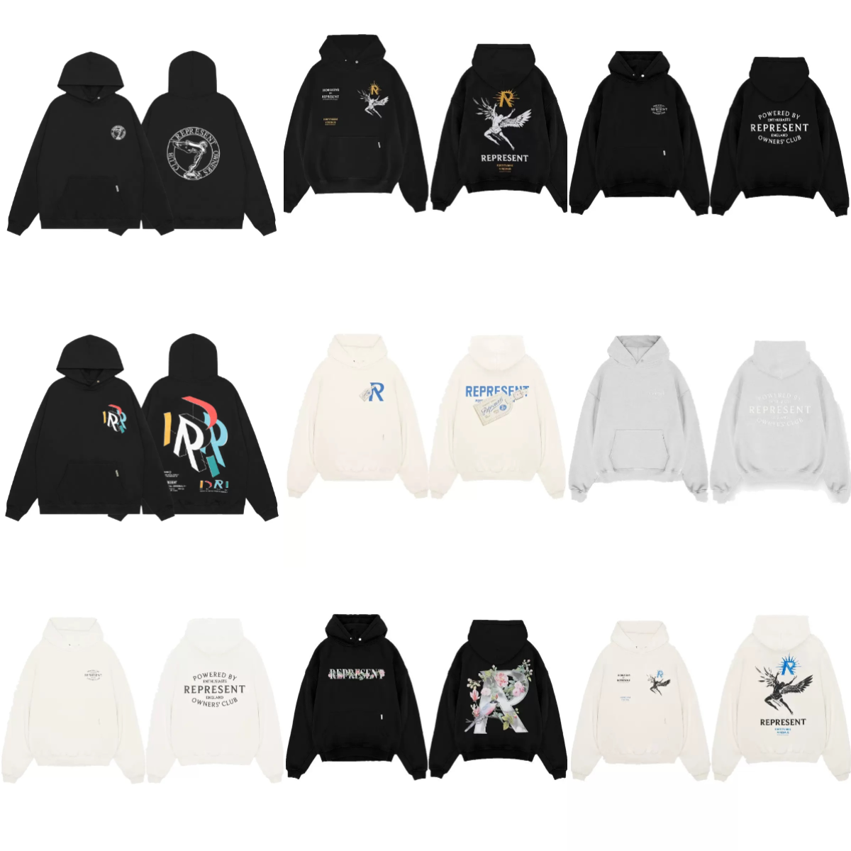 Represent Hoodies Collection - Premium Streetwear Sweatshirts