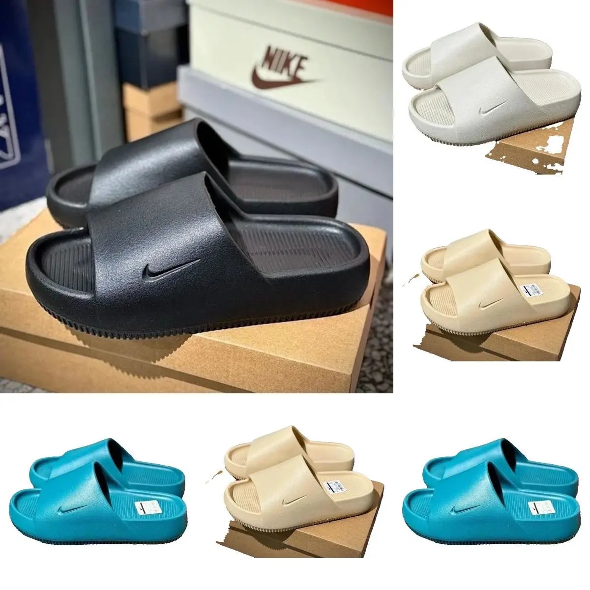 Nike Slide Sandals Men Women Comfortable Summer Slides Outdoor Shoes