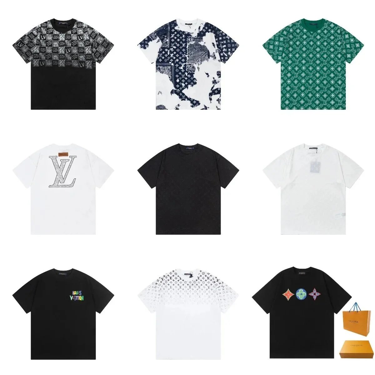 Louis Vuitton Monogram Printed T-Shirts for Men