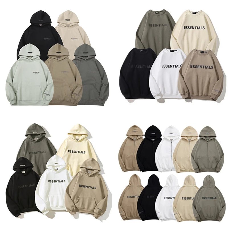 Essentials Hoodie Sweatshirt Men Women Oversized Logo Pullover Hooded Sweater