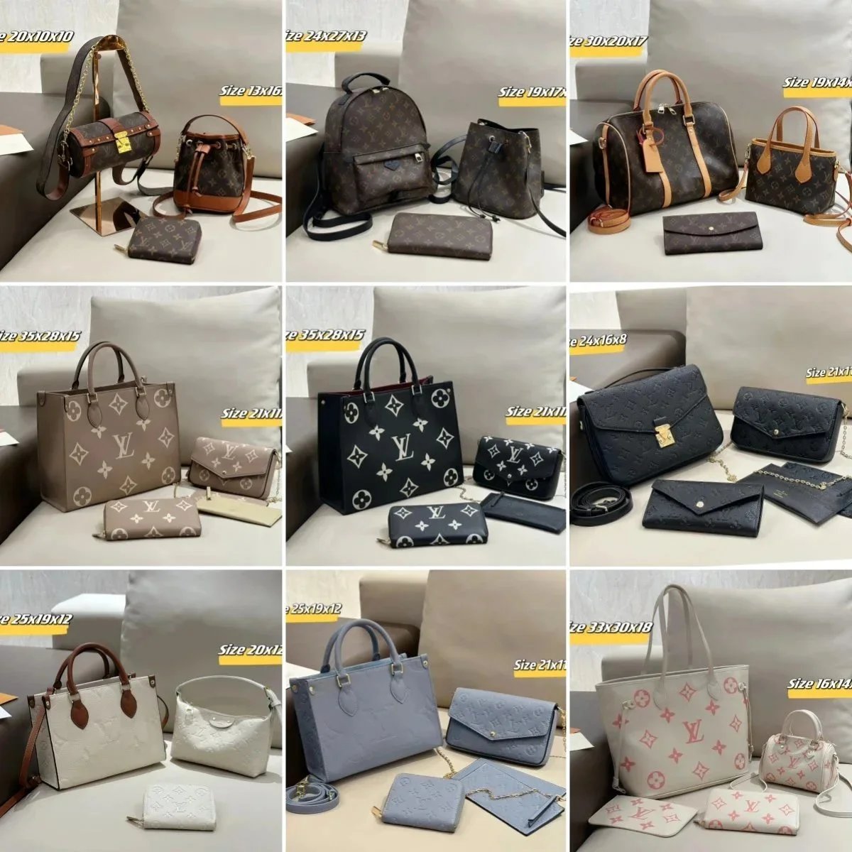 Luxury Monogram Handbags & Accessories Collection