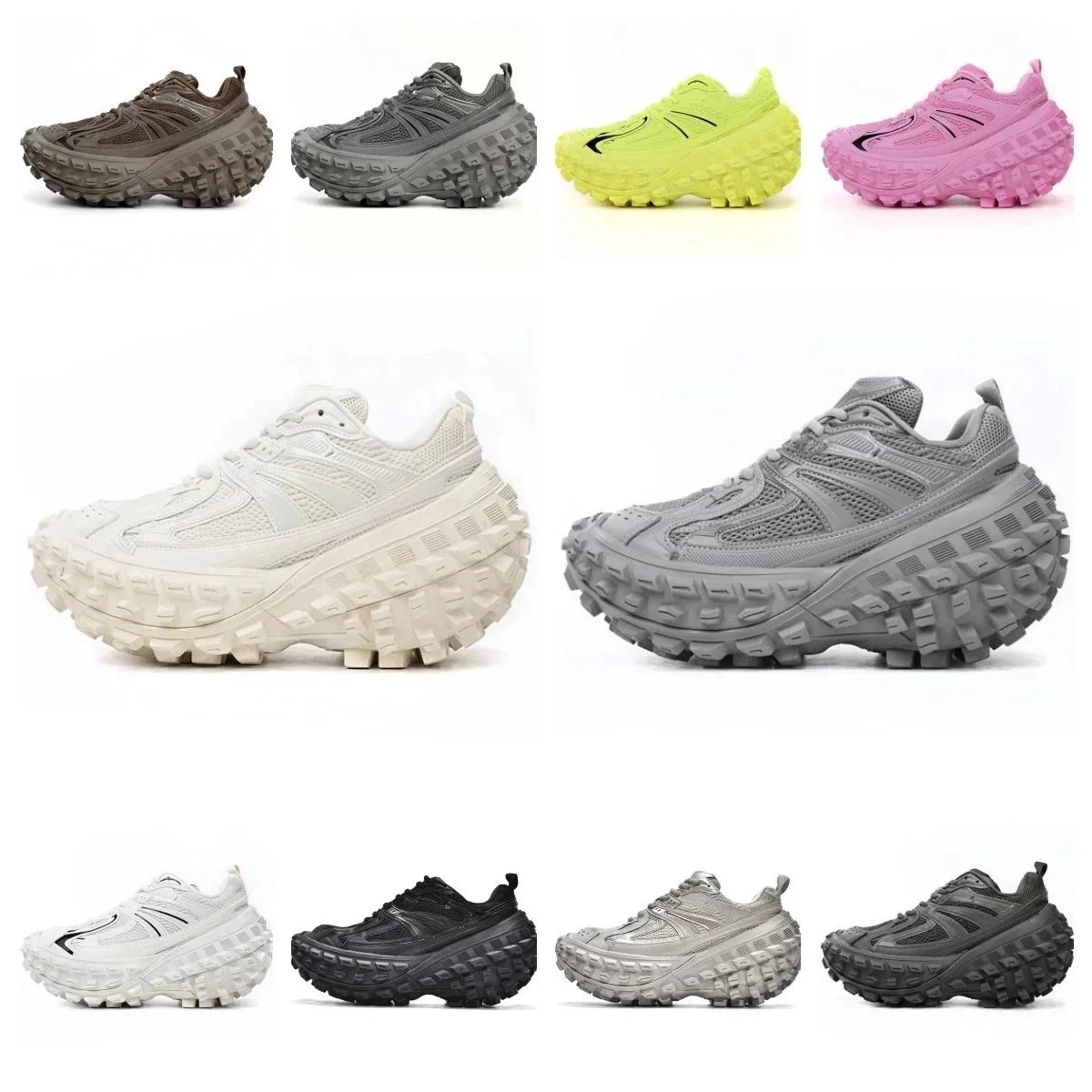 Chunky Sneakers for Men and Women - Fashionable Thick Sole Shoes