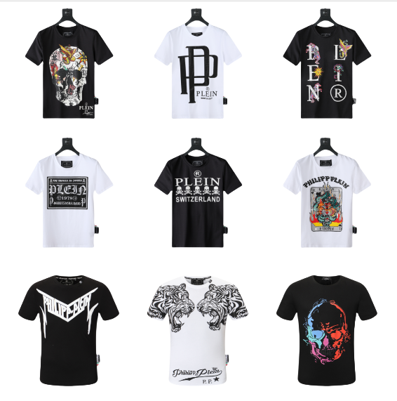 Philipp Plein Men's T-Shirts with Skull and Tiger Prints