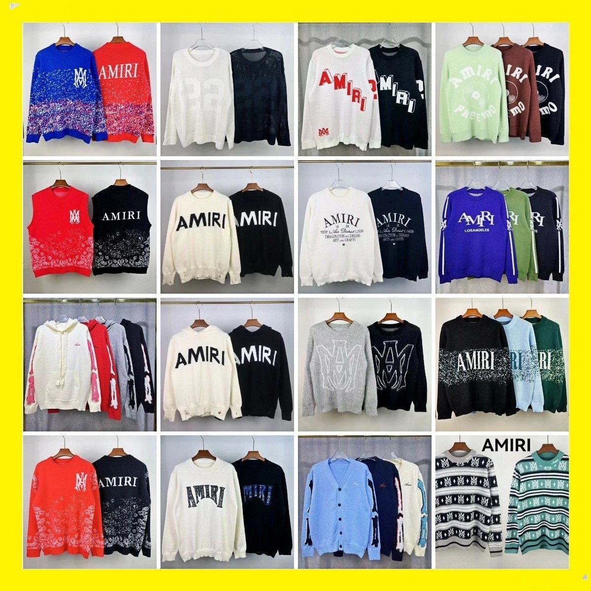 AMIRI Sweaters & Hoodies Collection - Premium Streetwear Knits