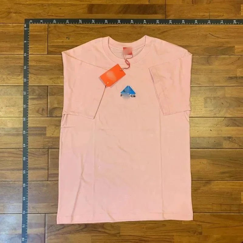 Pink F.C.R.B. T-Shirt with Logo Patch