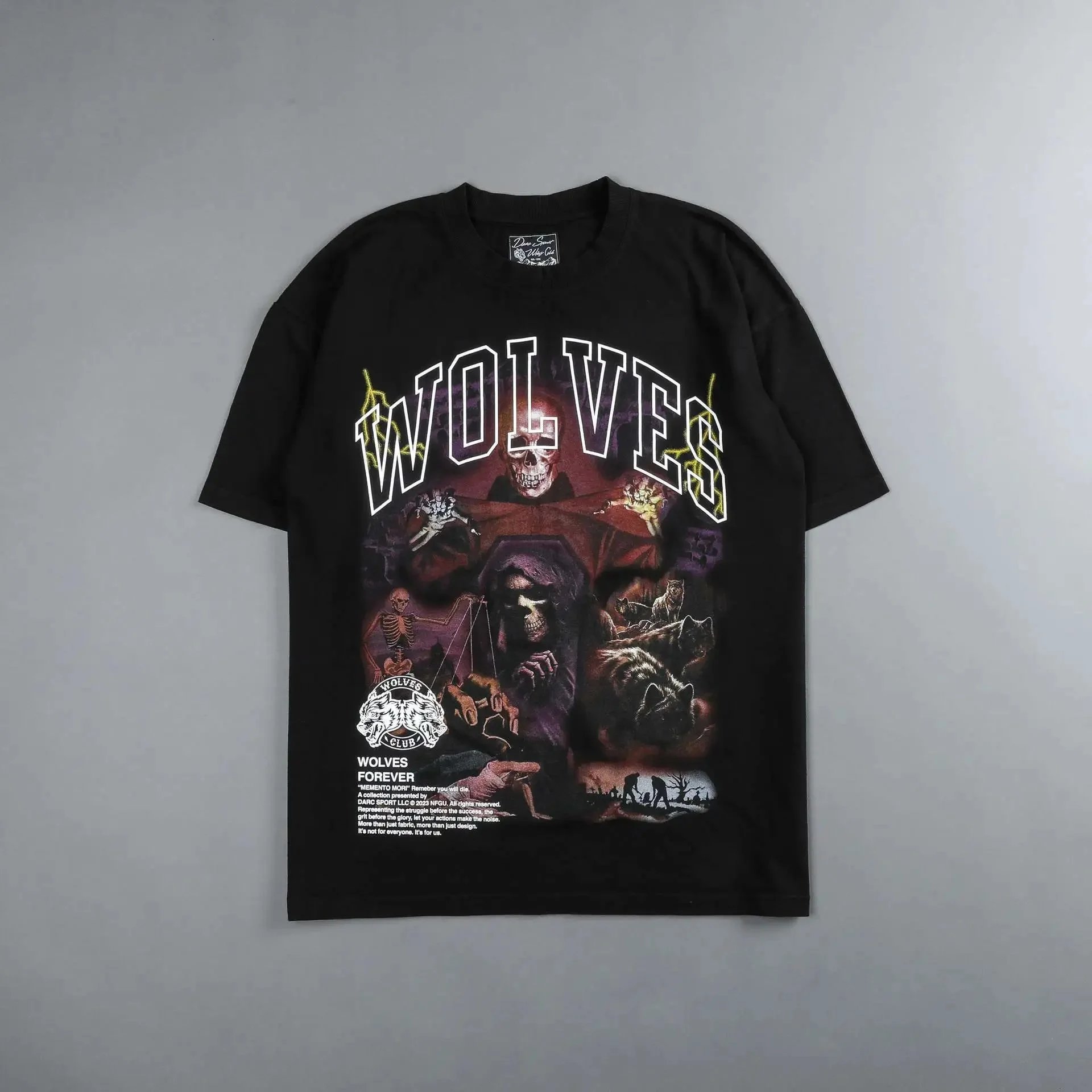 Wolves Forever T-Shirt Dark Sport Gothic Design