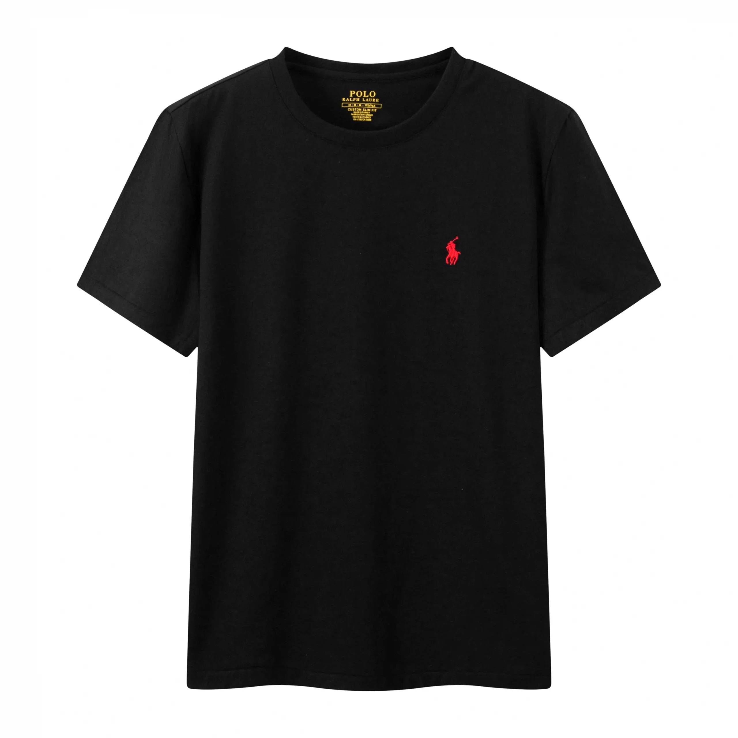 Black Polo Ralph Lauren T-Shirt with Red Pony Logo