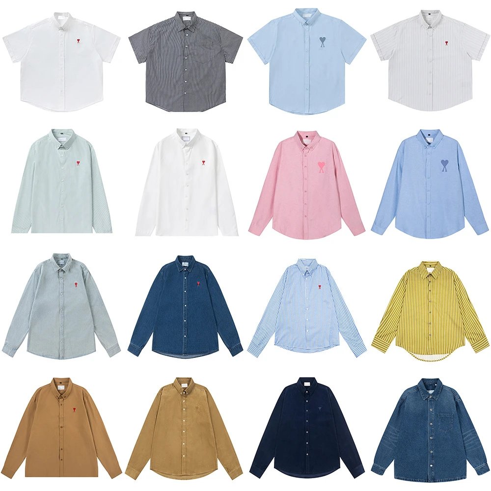 Men's Classic Button-Down Shirts in Various Colors and Styles