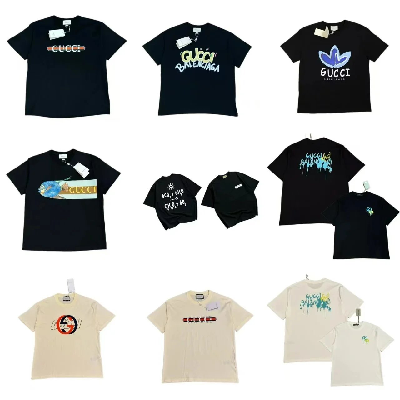 Gucci x Balenciaga Collaborative T-Shirts Collection