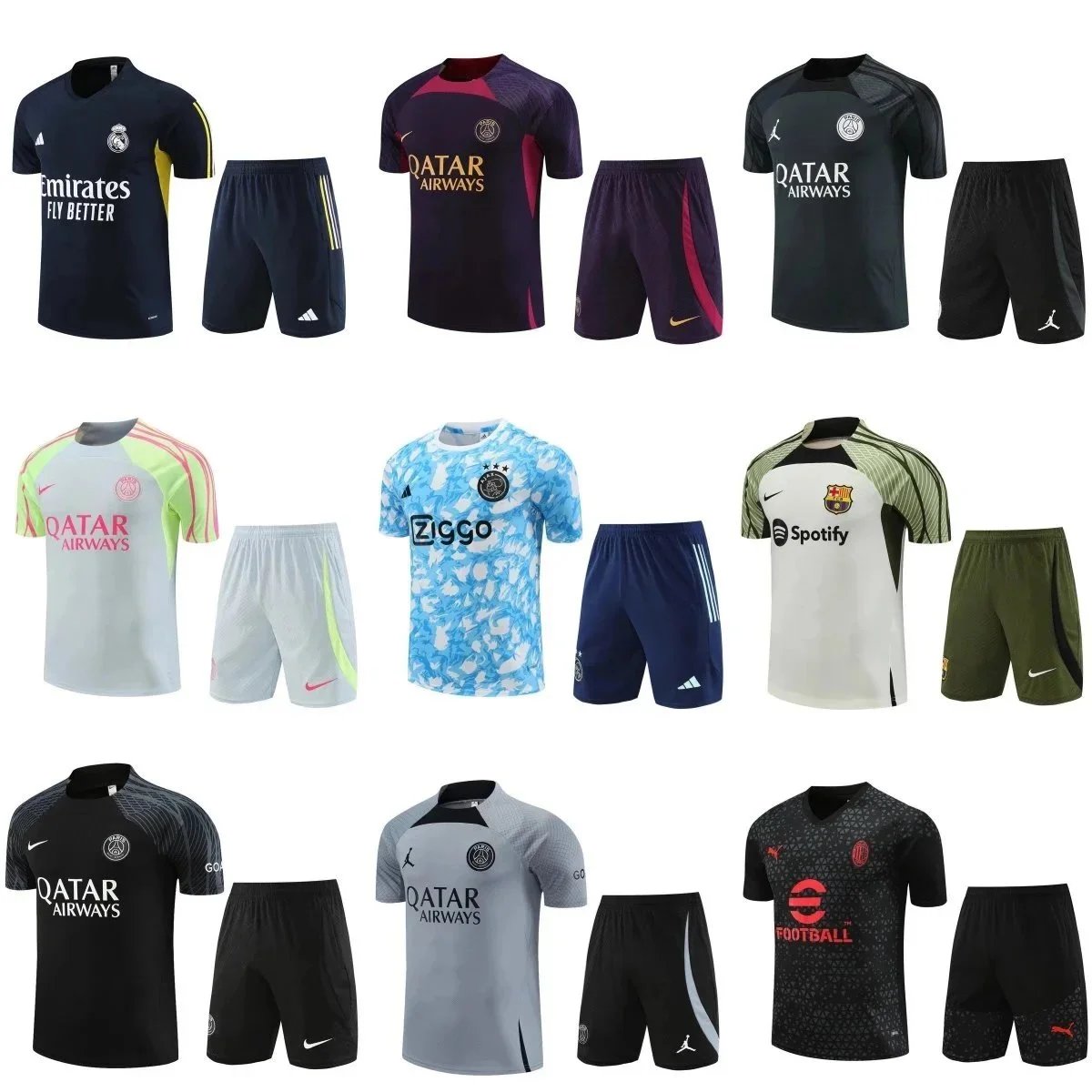 Official Football Kits for Men - Soccer Jerseys and Shorts Sets