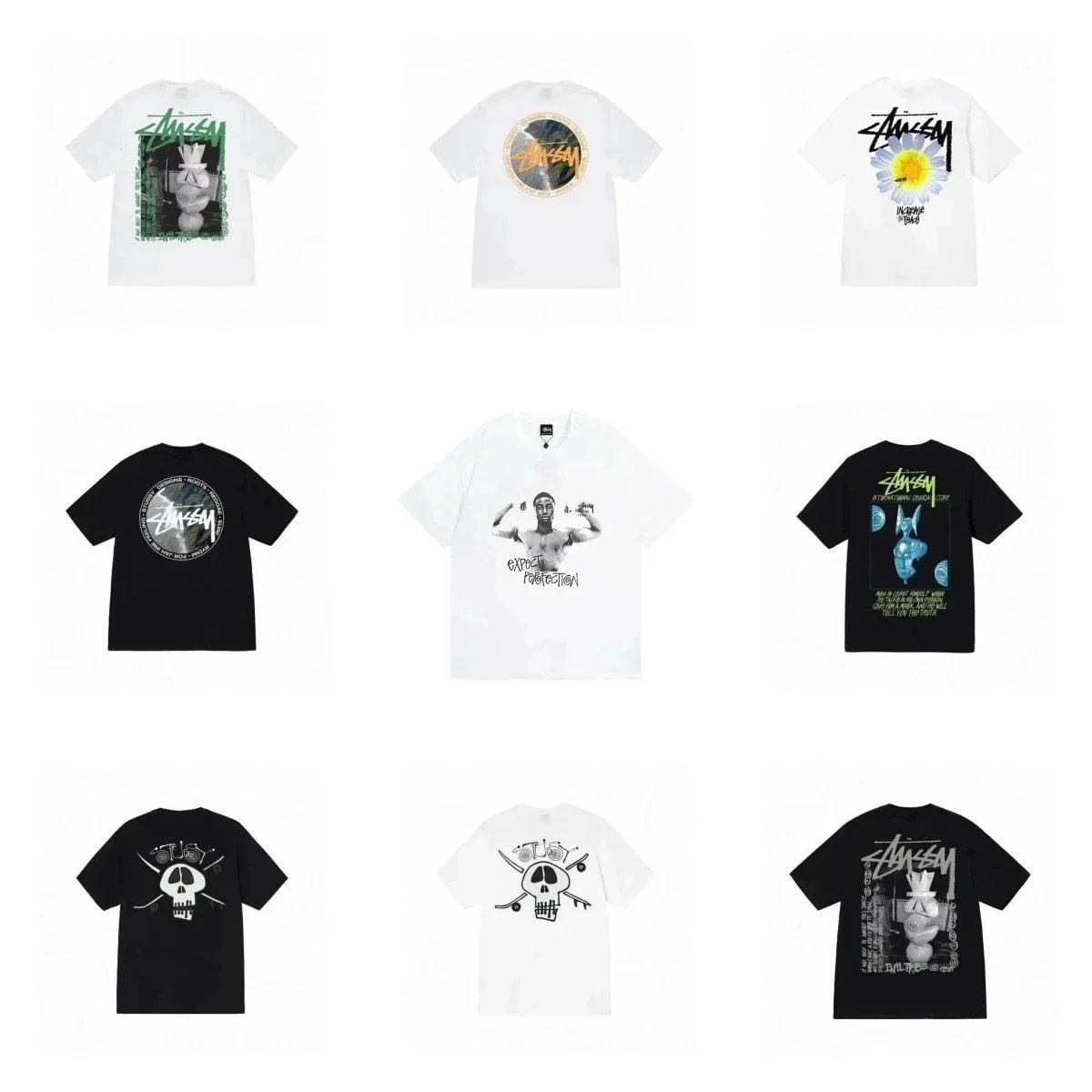 Stussy T-Shirts Collection - Streetwear Fashion for Men