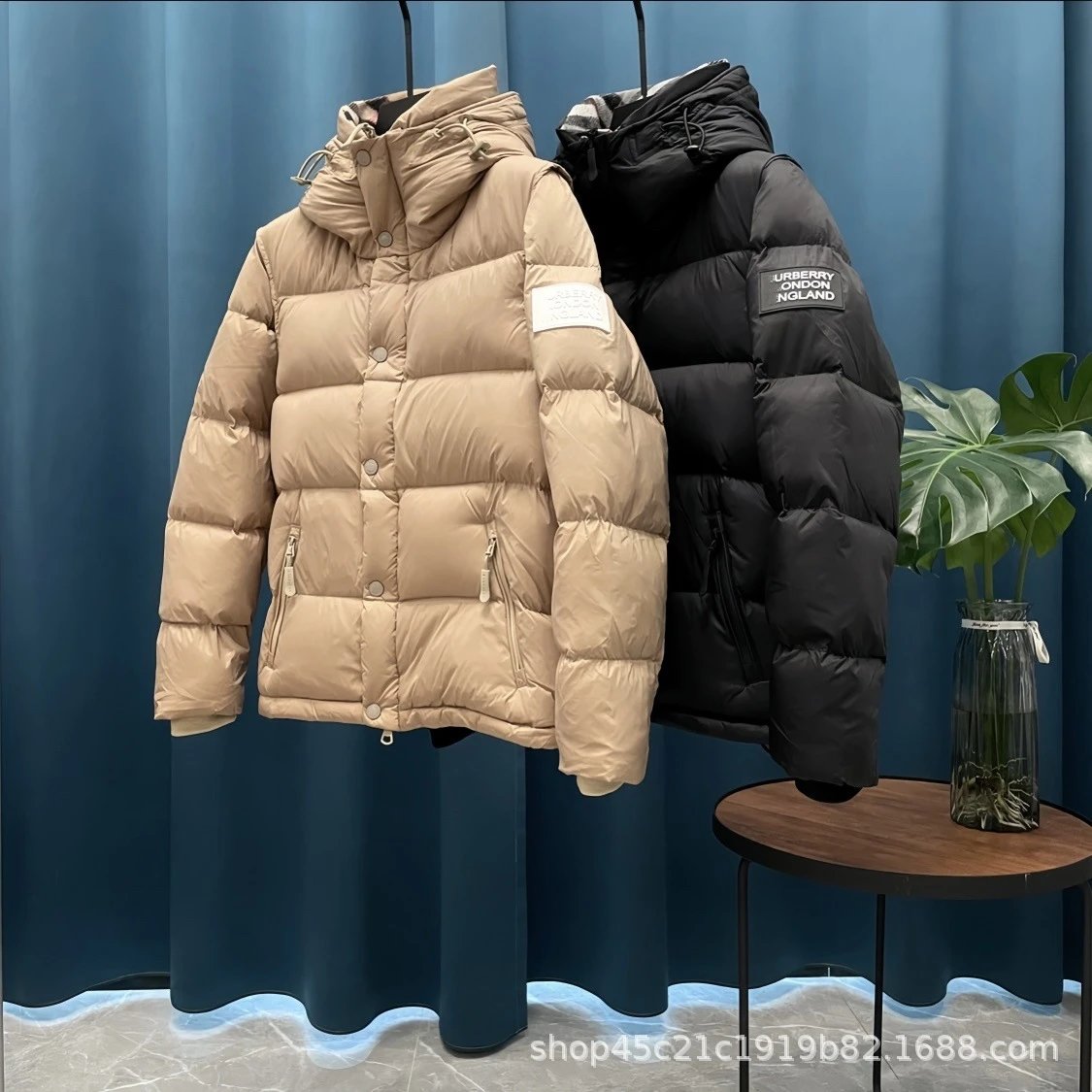 Burberry London England Down Jacket Winter Warm Puffer Coat for Men and Women