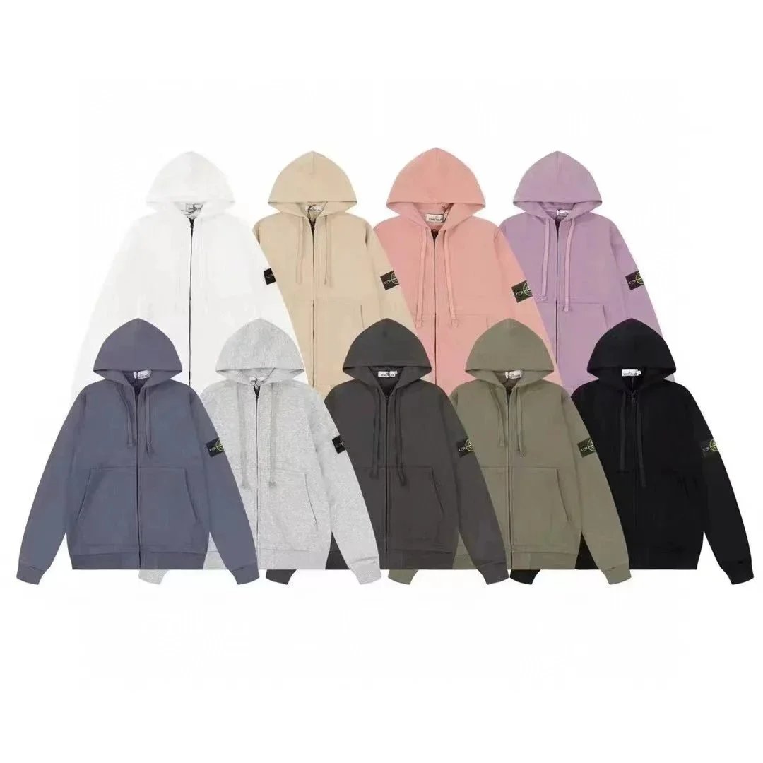 COCO Unisex Zip-Up Hoodie Sweatshirt Casual Streetwear Hooded Jacket