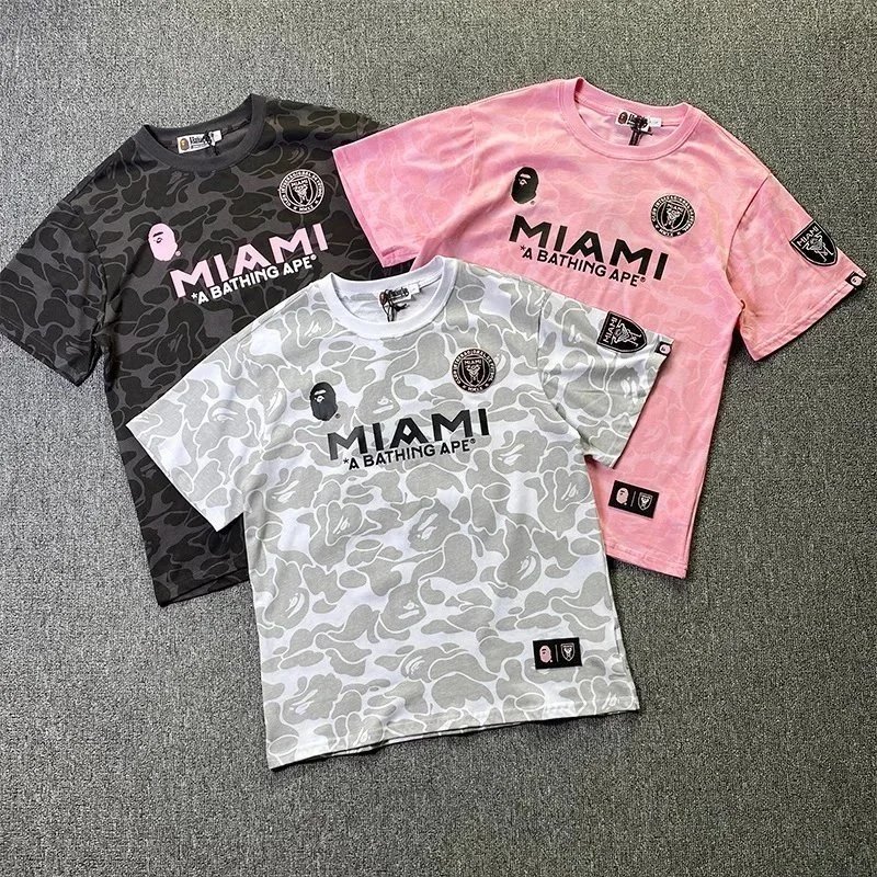 A Bathing Ape Miami Camo T-Shirt Collection