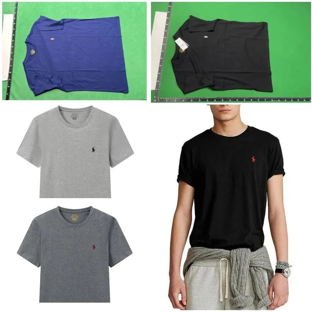 Men's Classic Fit Cotton T-Shirt with Pony Logo