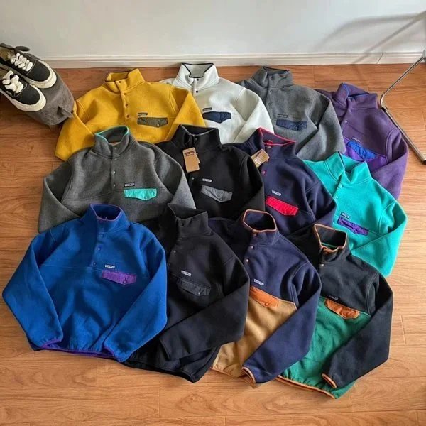 Colorful Fleece Pullover Sweaters for Men and Women