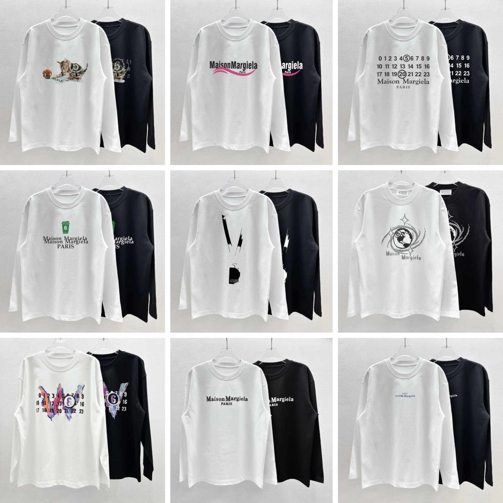 Maison Margiela Long Sleeve T-Shirts for Men and Women