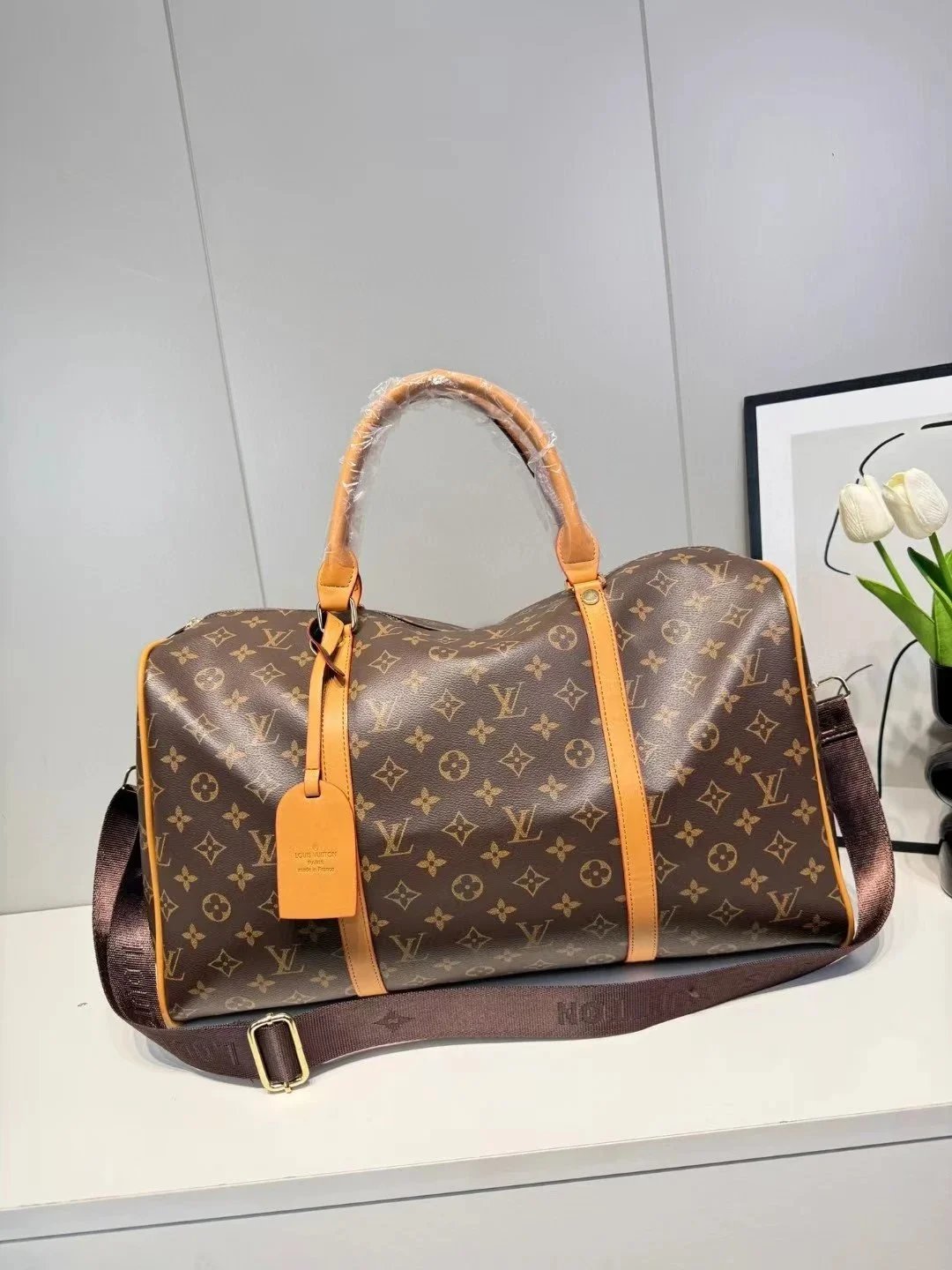Louis Vuitton Monogram Keepall 50 Duffle Bag