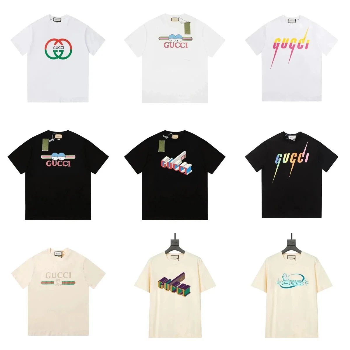 Gucci Logo T-Shirts for Men and Women - Fashionable Streetwear Design