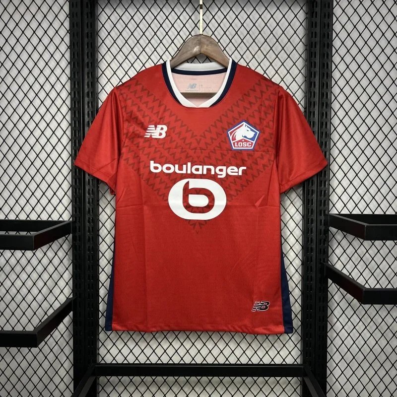 Lille OSC Home Football Jersey 2023-2024 Red