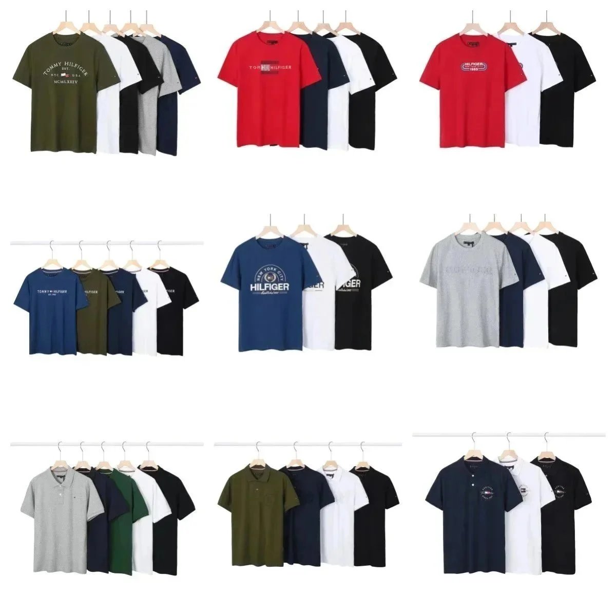 Tommy Hilfiger Men's T-Shirts & Polo Shirts - Classic Casual Wear