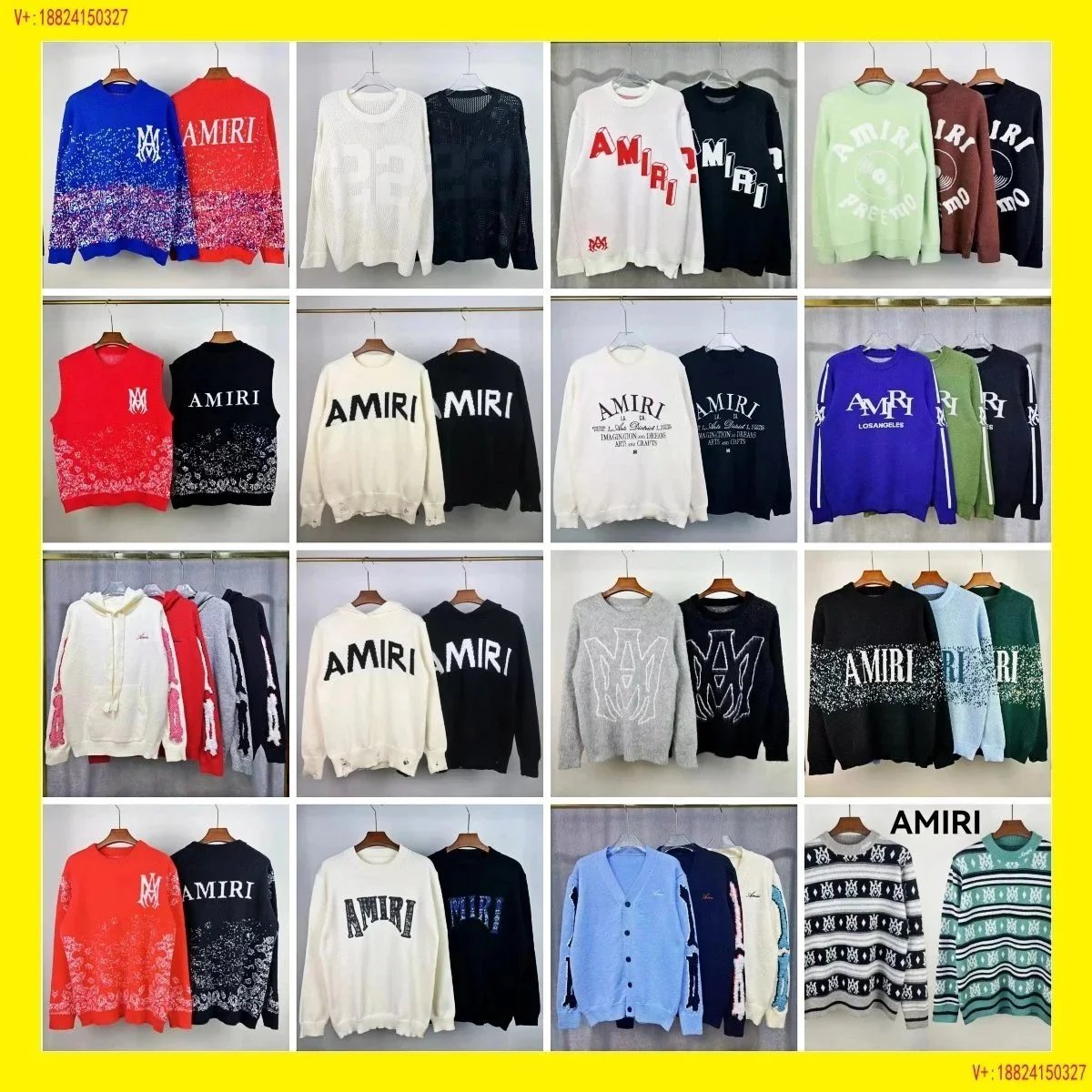 AMIRI Knitwear Sweaters & Hoodies for Men and Women
