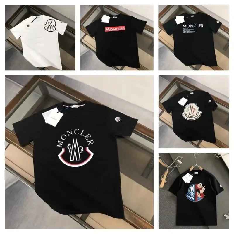 Moncler Logo T-Shirt Men's Casual Cotton Tee