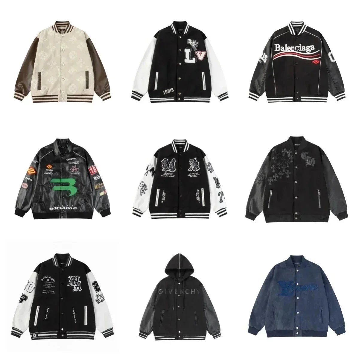 Luxury Brand Letterman Jackets for Men and Women