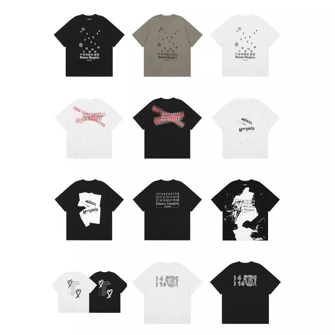 Maison Margiela Graphic T-Shirts for Men and Women
