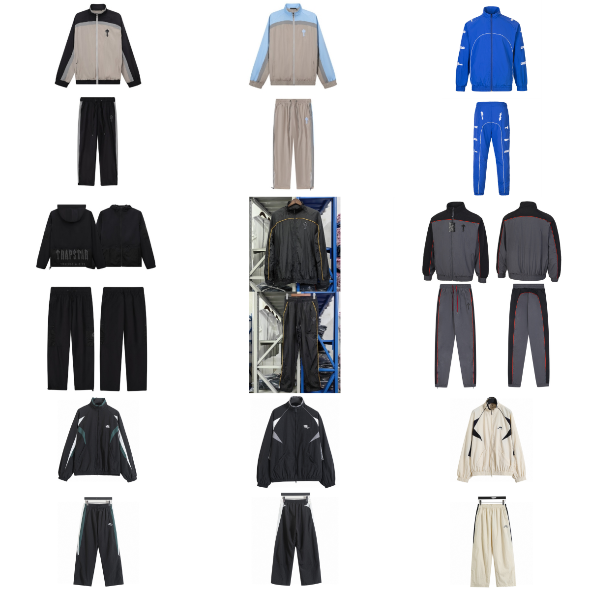 Men's Sport Suit Tracksuit Set Casual Athletic Wear Jacket and Pants