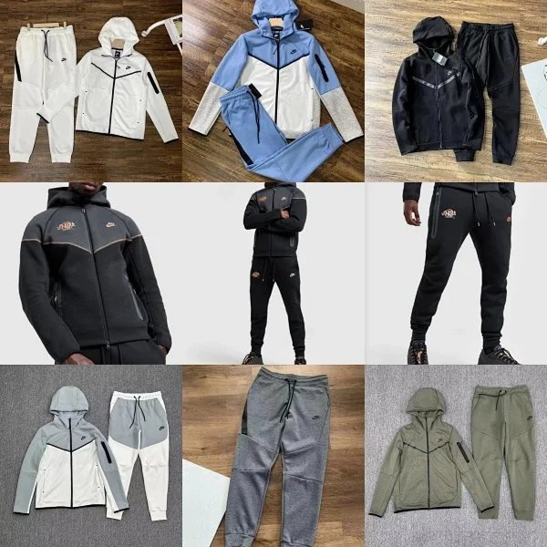 Nike Sportswear Tracksuit Men's Hooded Jacket and Pants Set