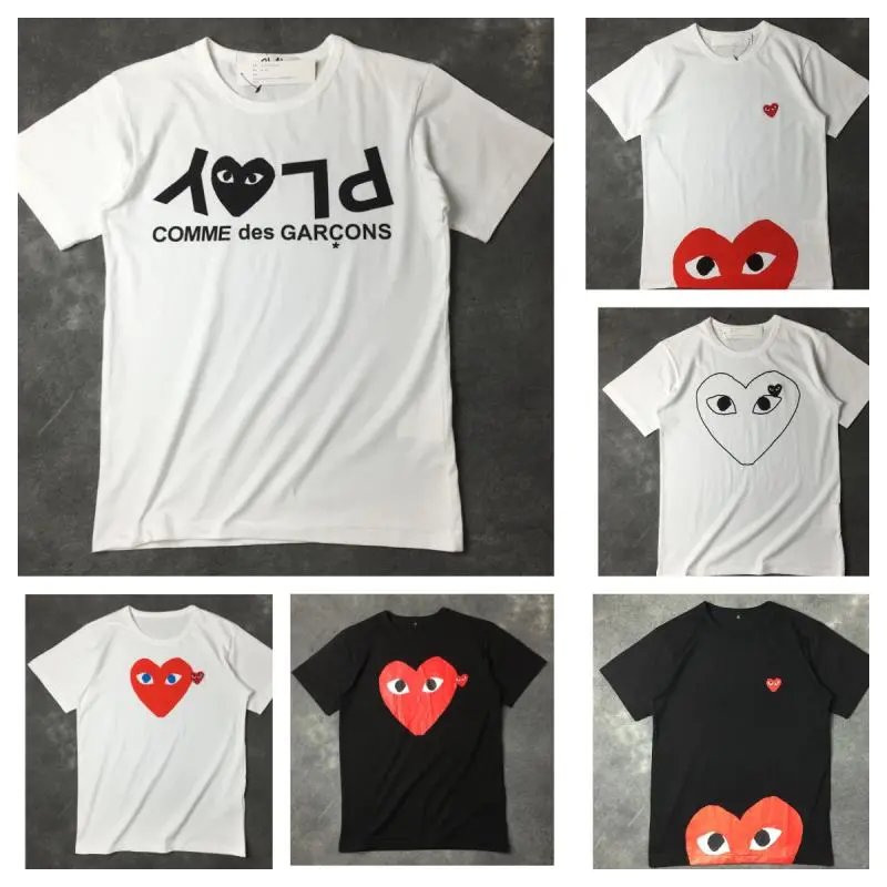 Comme des Garçons Play Heart Logo T-Shirt White Black