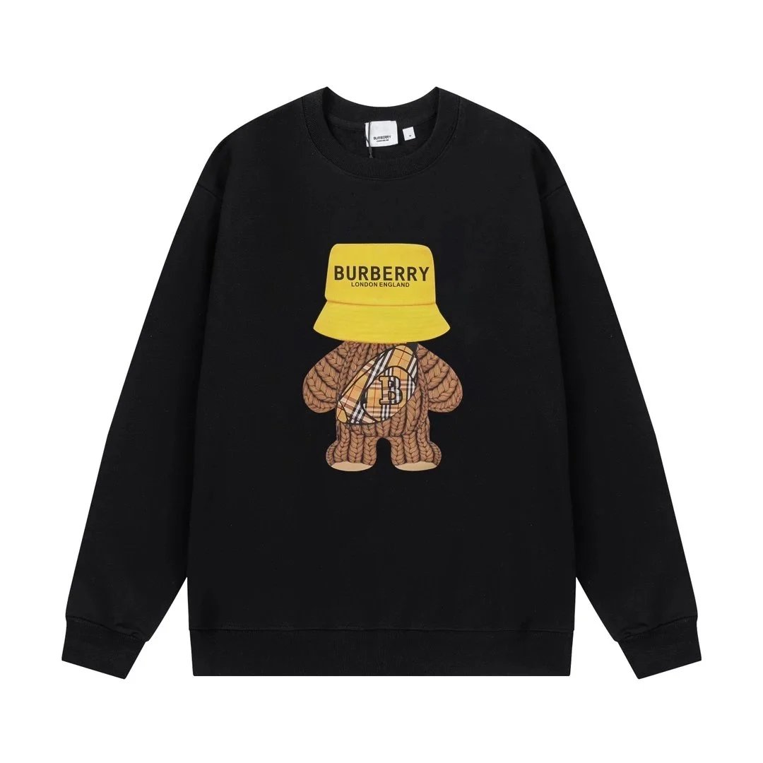 Burberry Bear Logo Sweatshirt Black