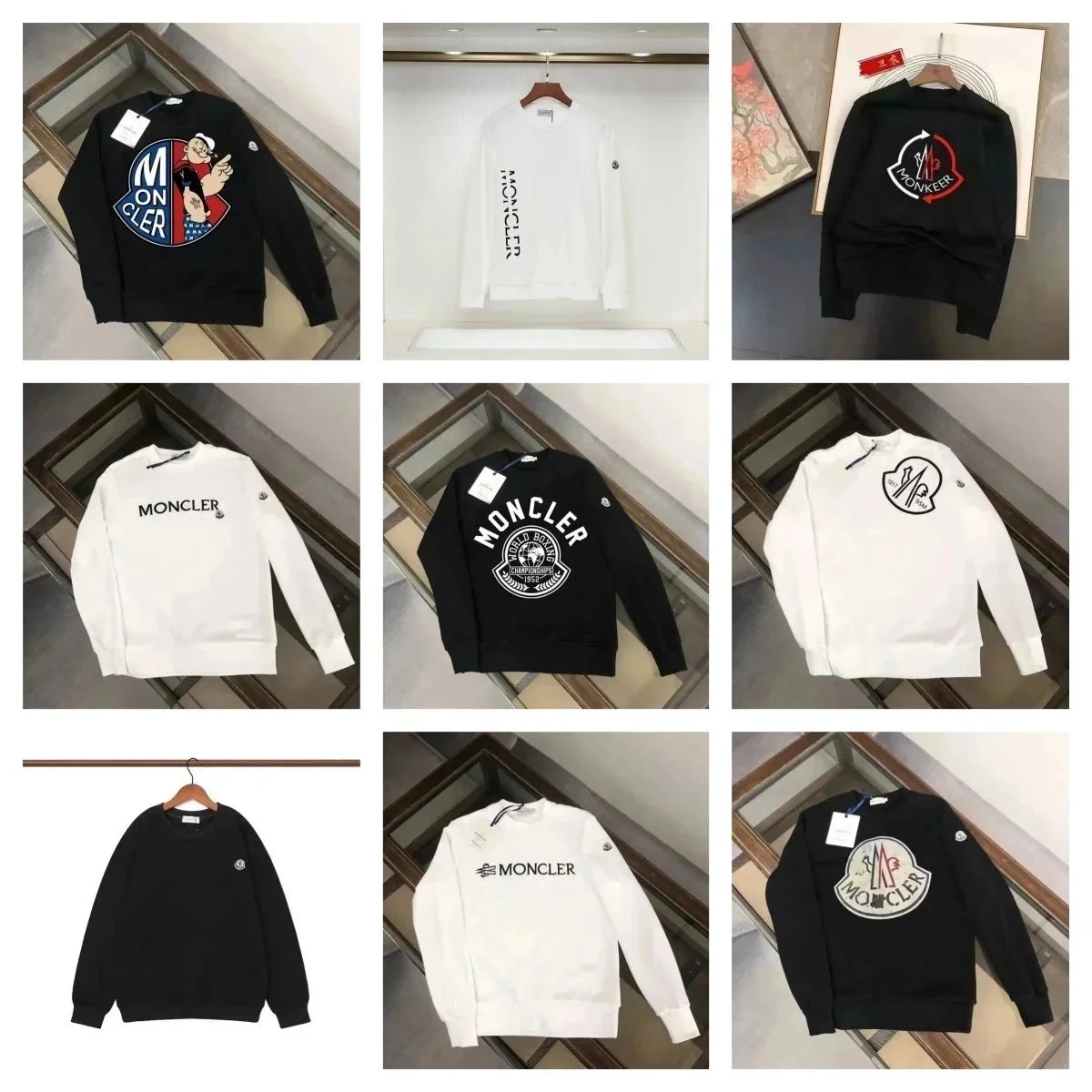 Moncler Sweatshirts for Men and Women - Premium Logo Design