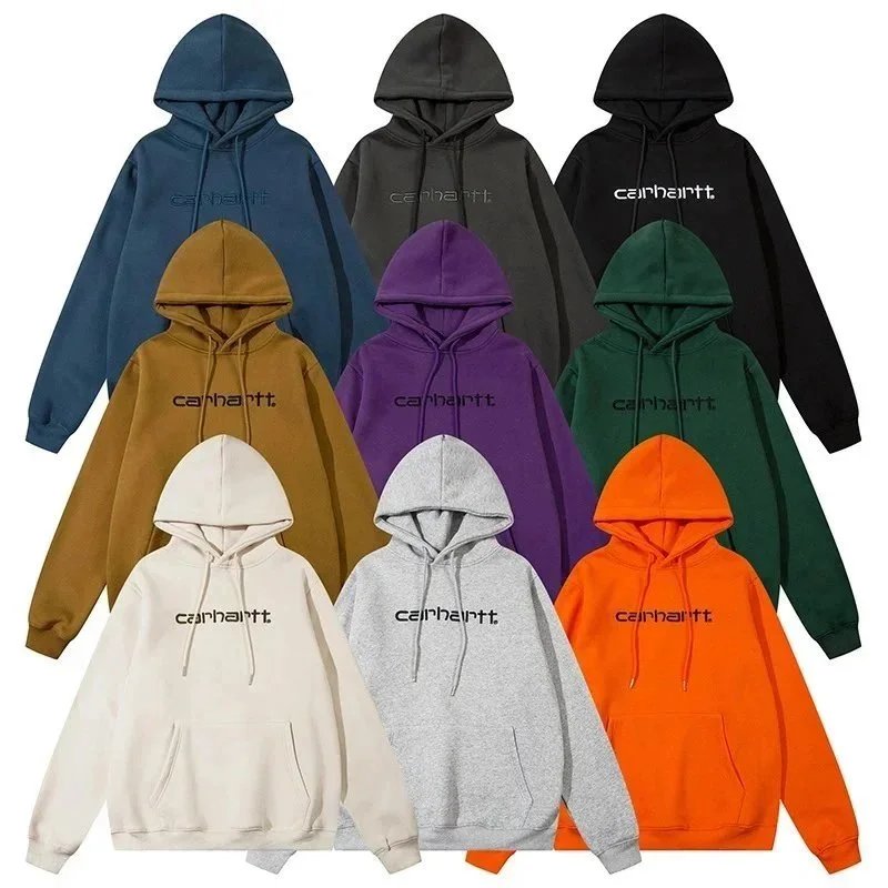 Carhartt Hoodie Sweatshirt Unisex Logo Pullover Hooded Sweater