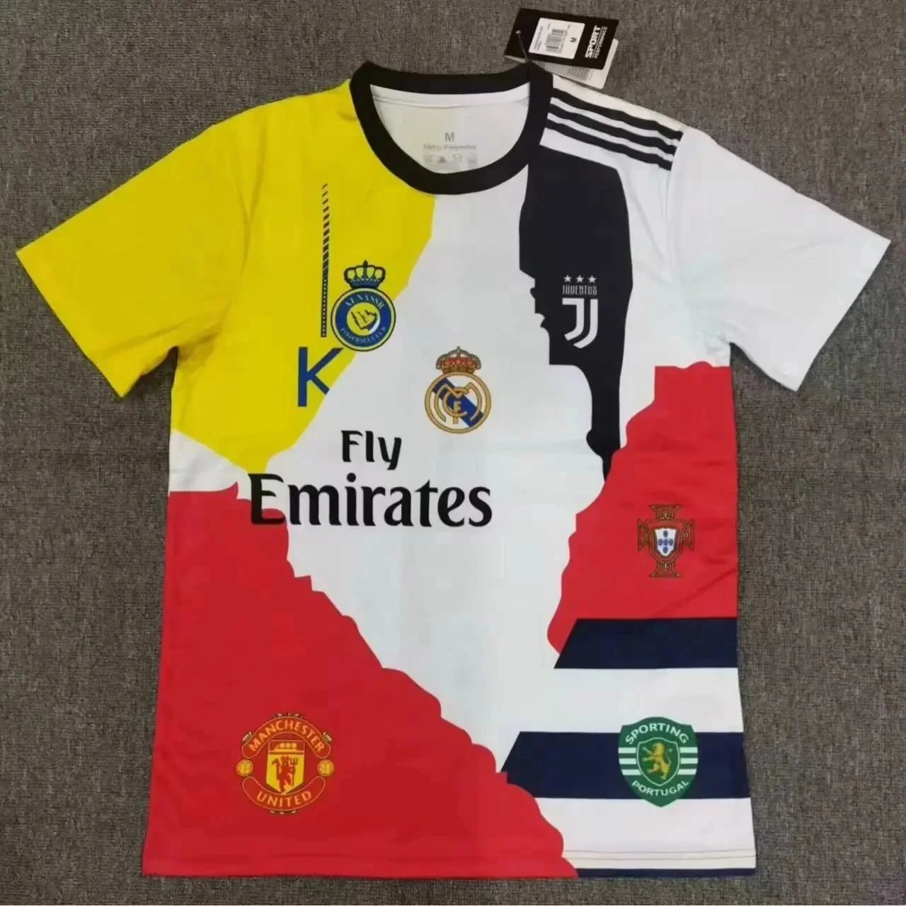 Multi-Club Football Jersey Mashup T-Shirt