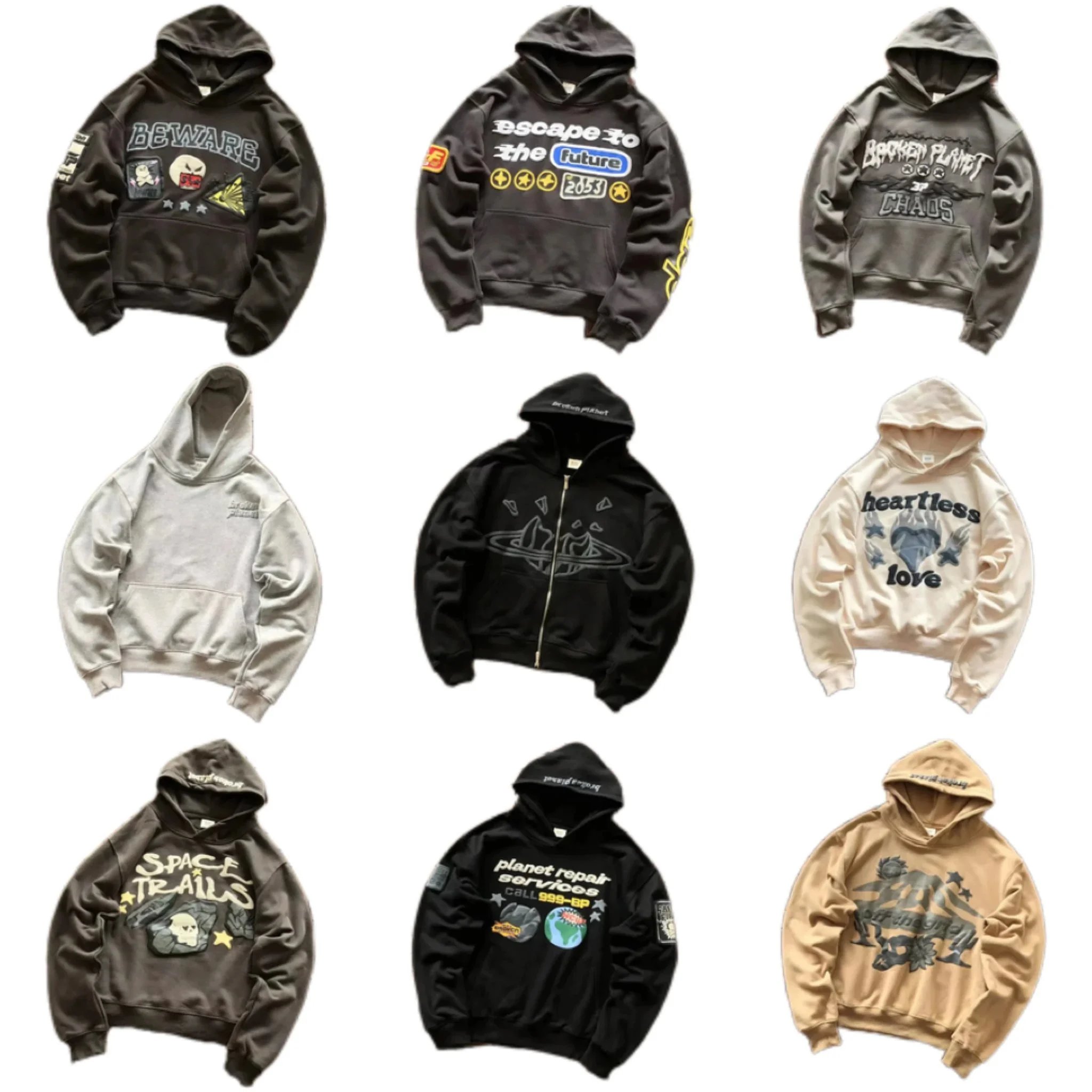 Stylish Graphic Hoodies for Men and Women - Space Theme Streetwear