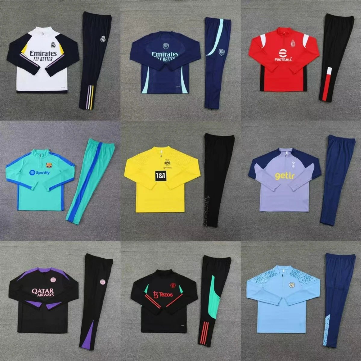 Official Football Training Kits for Men - Authentic Team Wear
